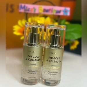 🆕SKIN Synergy “Sets of 2” 24K Gold & Collagen Firming Face Serum